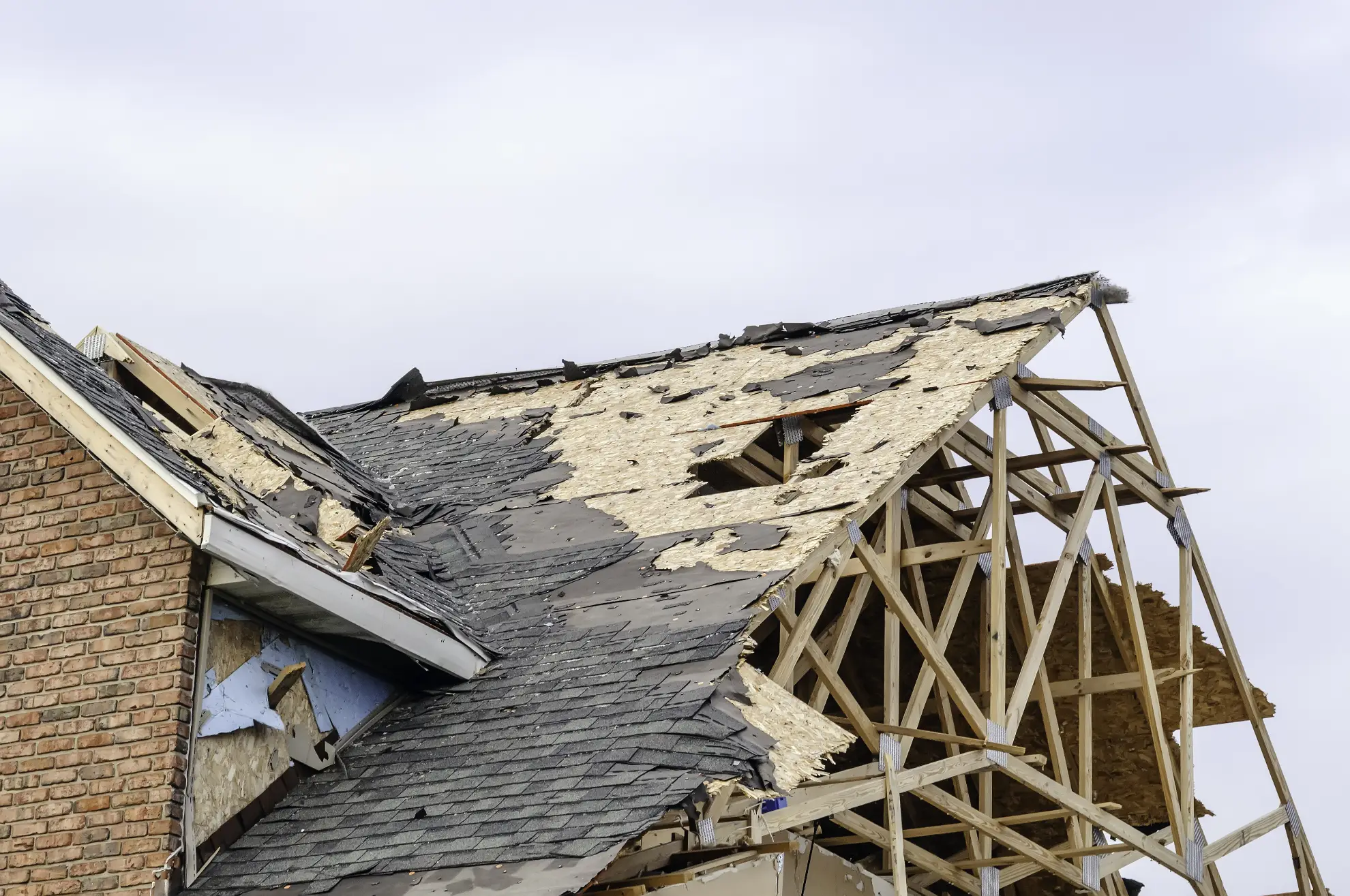 Storm damage roof repair in Connecticut